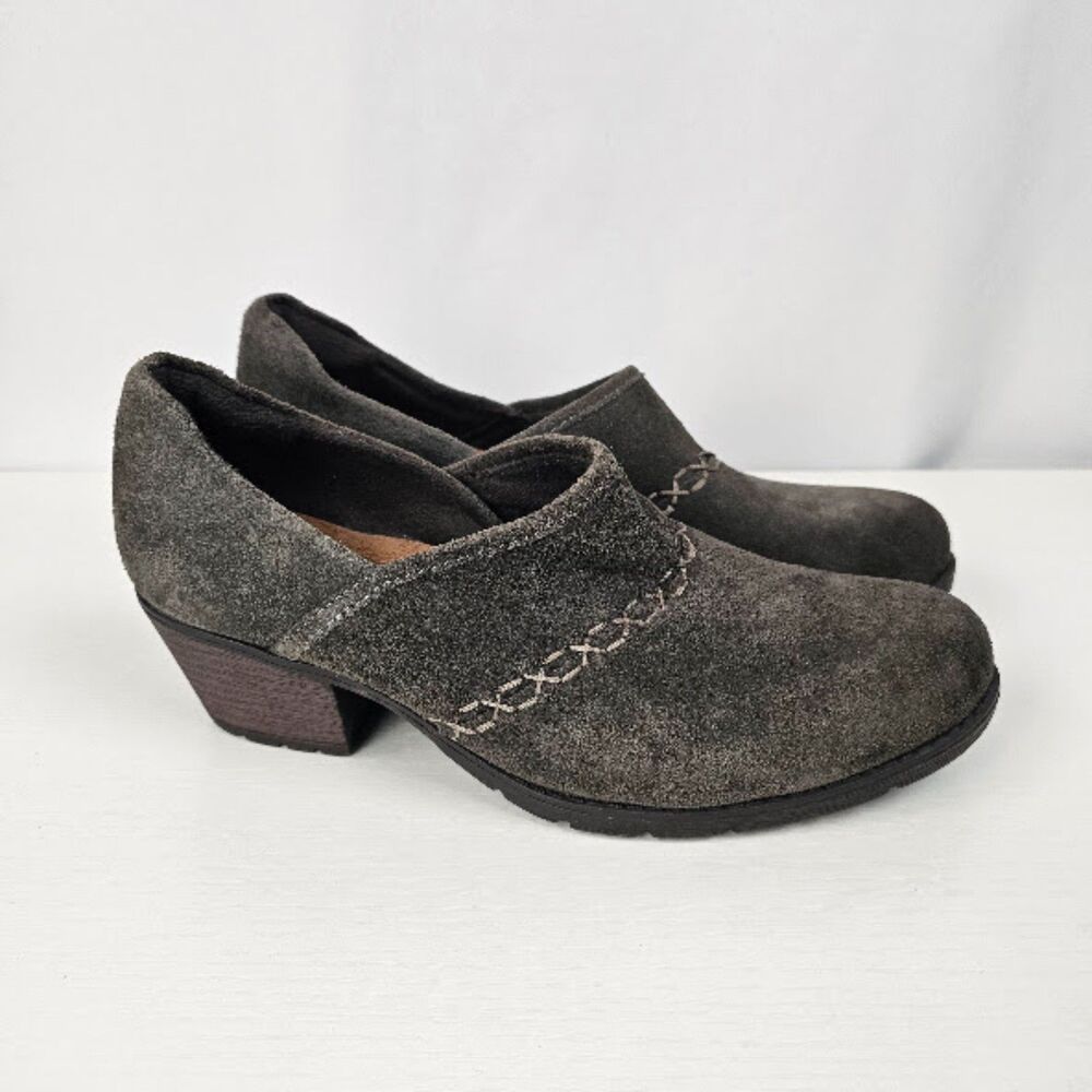 Earth Origins Women's Grey Opal Slip On Booties Size 9.5